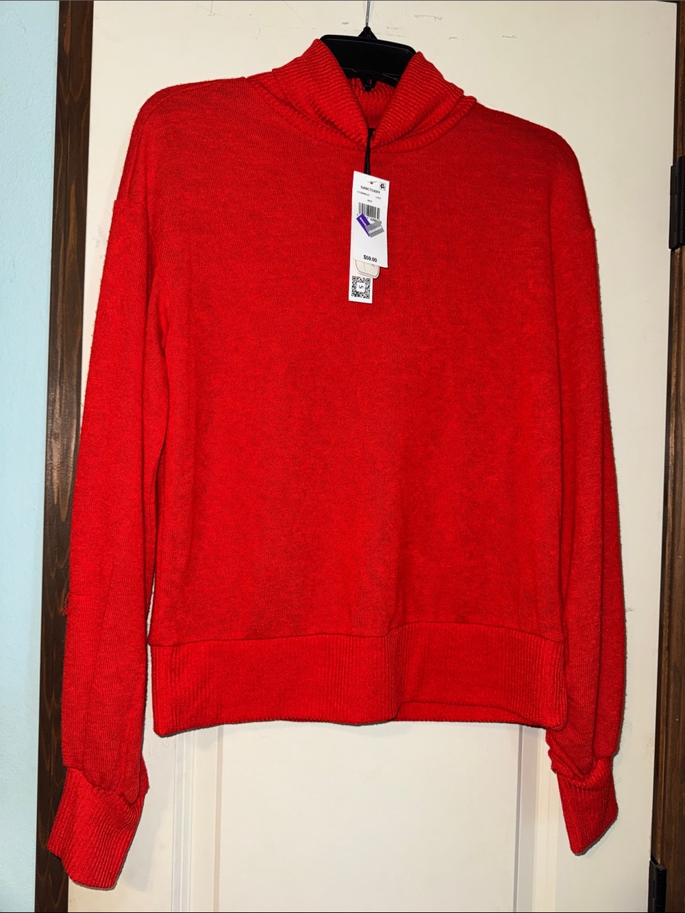 Sanctuary Red Cowl Sweater